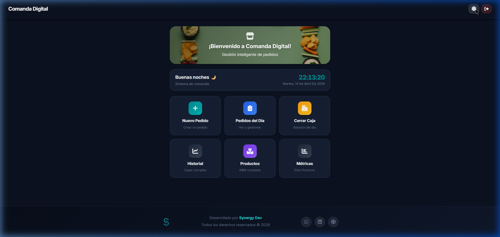 Pantalla principal